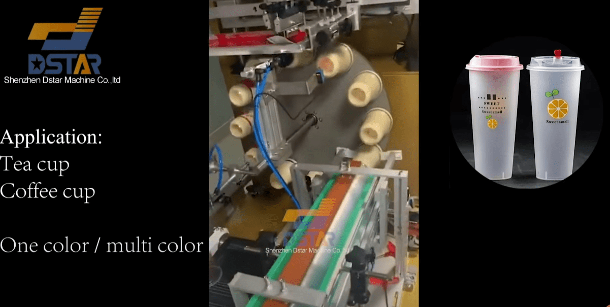 Paper Cup Automatic Screen Printing Machine with CCD System