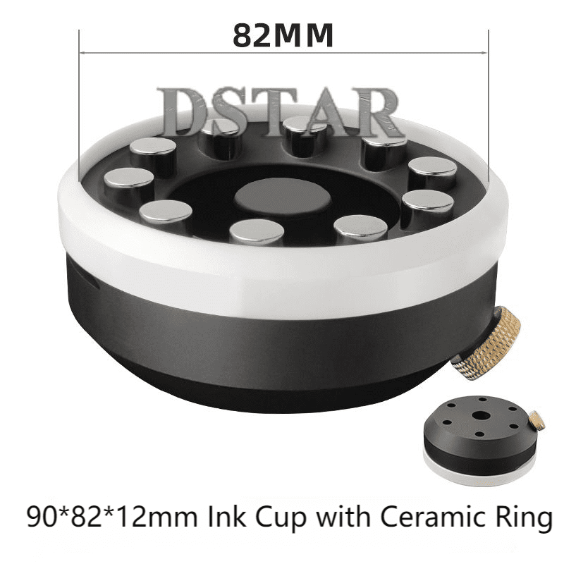 Internal Diameter 82mm Sealed Ink Cup for Tampo Printing Machine Pad Printer Machine