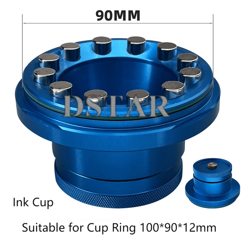 Single Aluminum Sealed Ink Cup 100*90*12mm